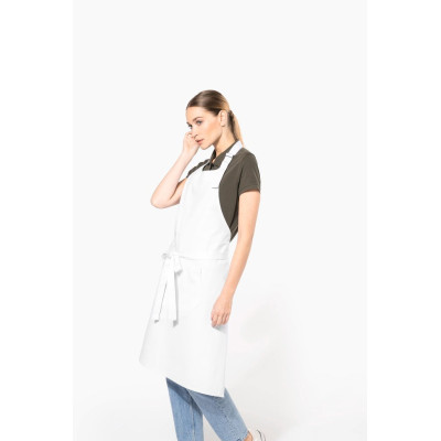 Cotton apron high-temperature washable